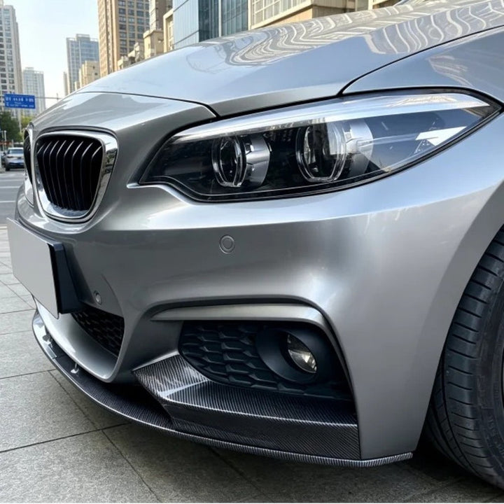 Car Craft Compatible With Bmw 2 Series F22 2014-2019 Upgraded Facelift Convert To M Sport M Tech Mt Bodykit Front Bumper Lip Skirt Trim M Performance Mp Style Gc F22/23-013/014 Usa