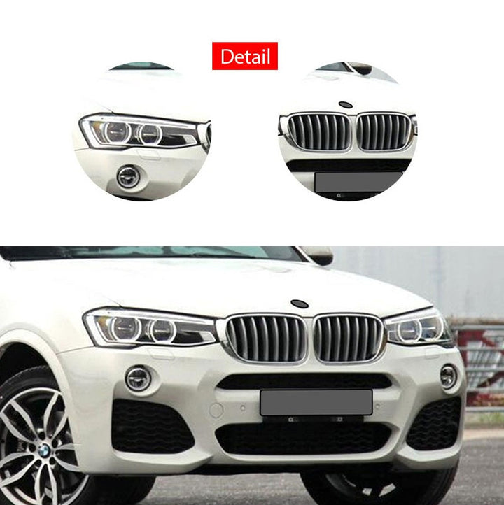 Car Craft Compatible With Bmw X3 Lci F25 2014-2017 Upgrade Convert To M Sport M Performance Mt M Tech X3m Bodykit Body Kit Front Bumper Gc F25 003