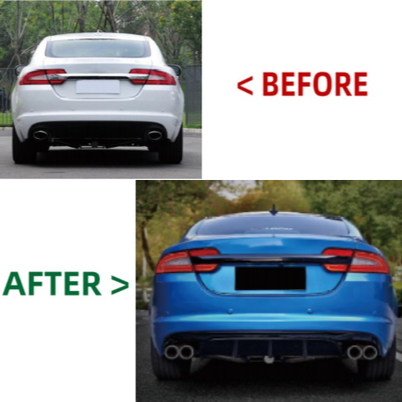 Car Craft Compatible With Jaguar Xf Xfs 2011-2015 Bodykit Upgrade To Xfr Xfr-s Style Bodykit Bumper Front Rear Lip Diffuser Exhaust Tip Splitter Grill CC-4838 - CAR CRAFT INDIA