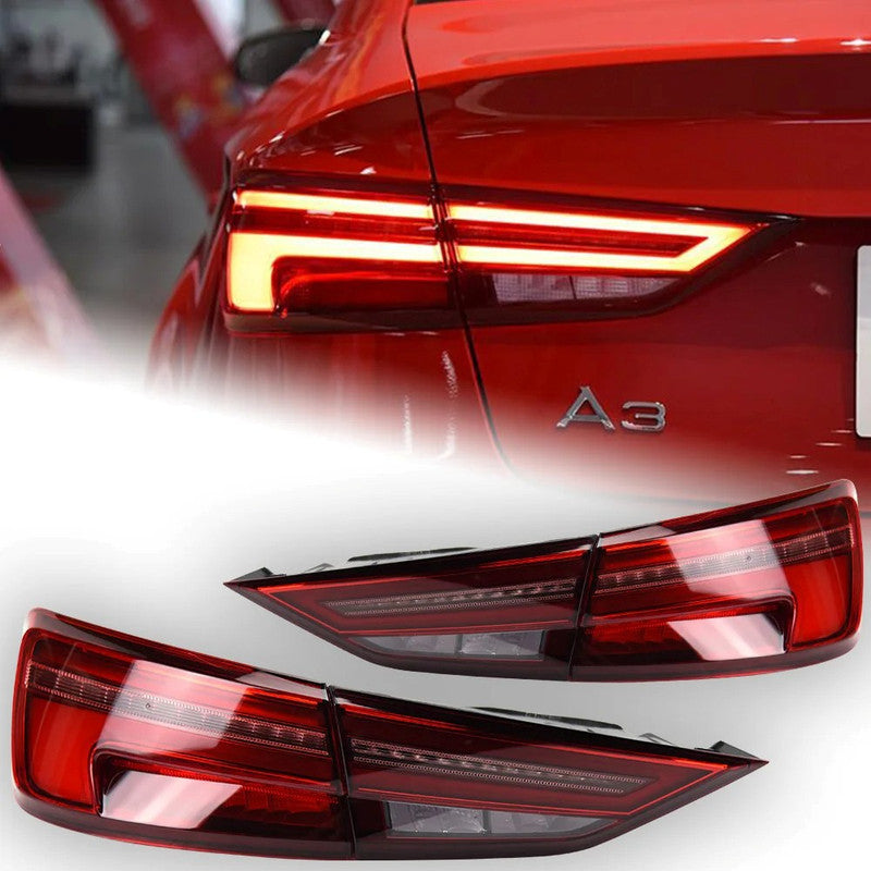 Car Craft Compatible With Audi A3 2013-2016 Car Rear Upgraded Tail Light Lamp Xenon Taillight Retrofit Upgrade Modified Led Drl Hid For Led Car