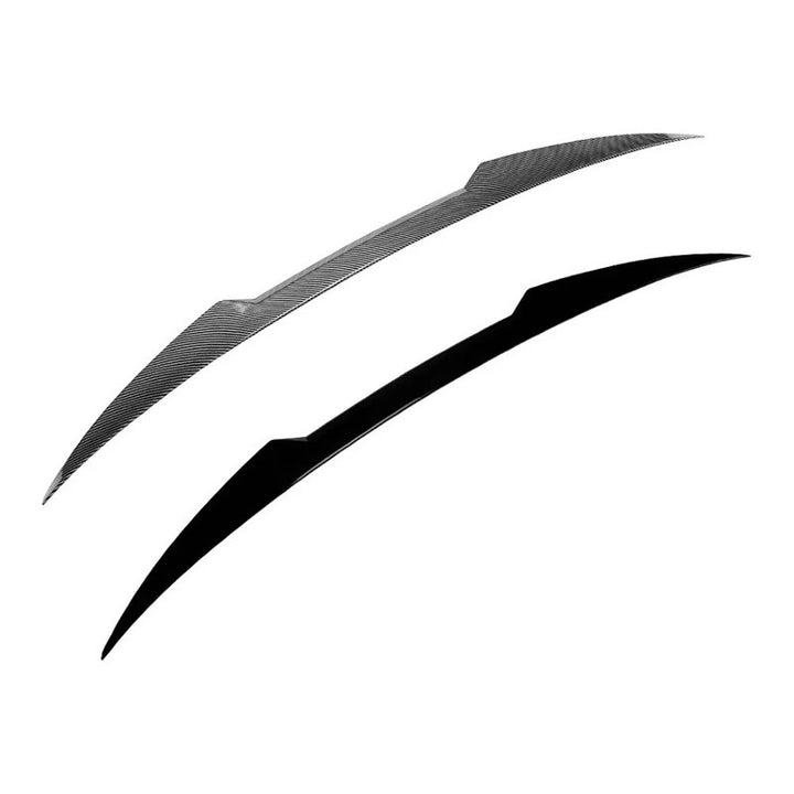 Car Craft Compatible With Audi A5 F5 Sportback Four-door 2017-2024 Rear Trunk Boot Roof Wing Lip Spoiler Splitter Skirts M4 Blade Style Zst-871 Gb Glossy Black