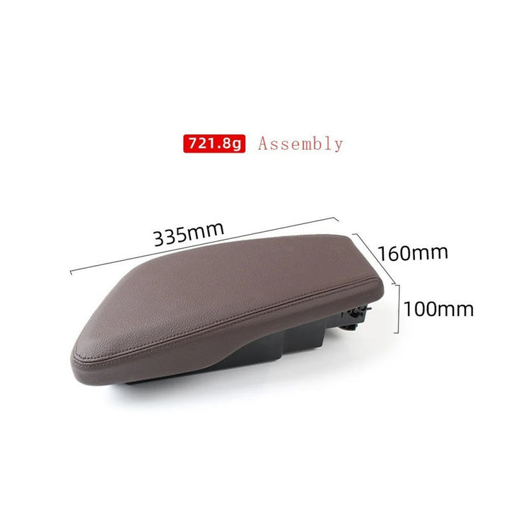 Car Craft Compatible With Bmw X1 F48 F49 2016-2024 Car Central Control Armrest Box Storage Box Assembly 51169359963 Brown For LHD Car USA CC-8979