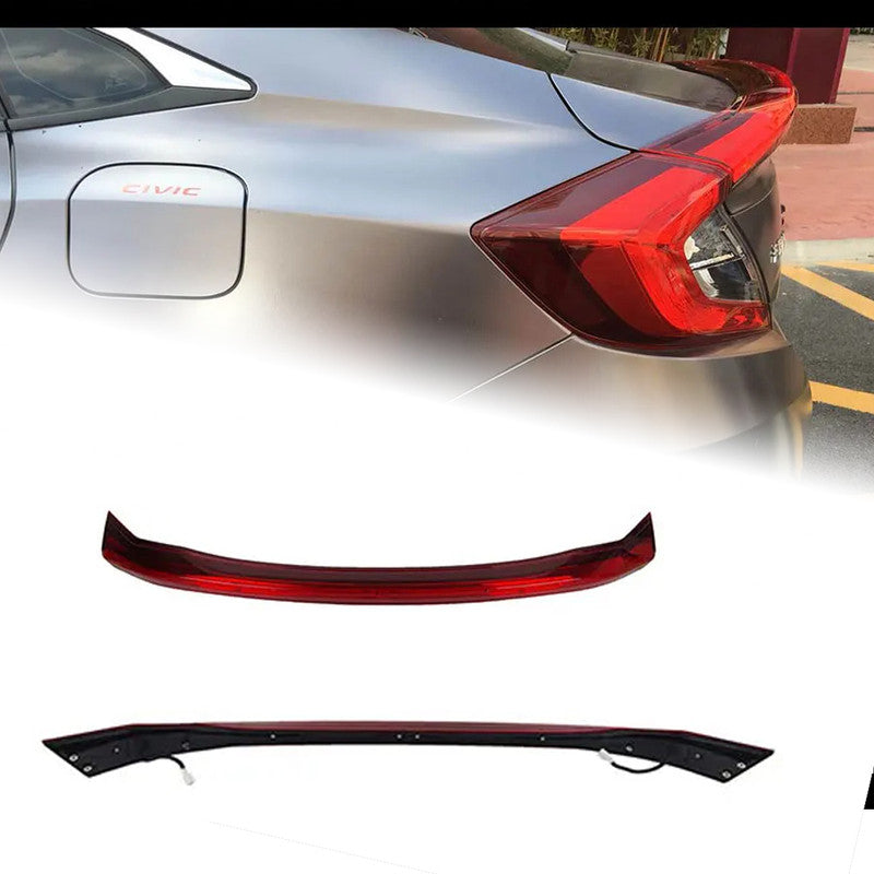 Car Craft Compatible With Honda Civic 10th Gen 2016-2020 Car Rear Upgraded Tail Light Lamp Xenon Taillight Retrofit Upgrade Modified Led Drl Hid Trunk Centre Bar