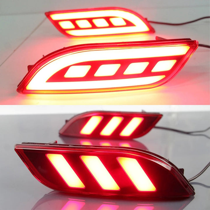 Car Craft Compatible With Jeep Compass 2017-2022 Rear Bumper Fog Light Lamp Led Reflector Cover 55112674aa 55112675aa Led C