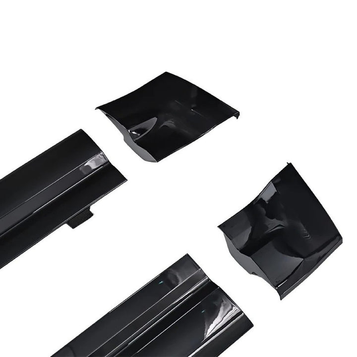 Car Craft Compatible With Range Land Rover Defender 110 L663 Lr129997 2020+ Black Knight Front And Back Side Skirt Door Protective Panel Surround Door Trim Panel Side Skirts Lip 4 Door - CAR CRAFT INDIA