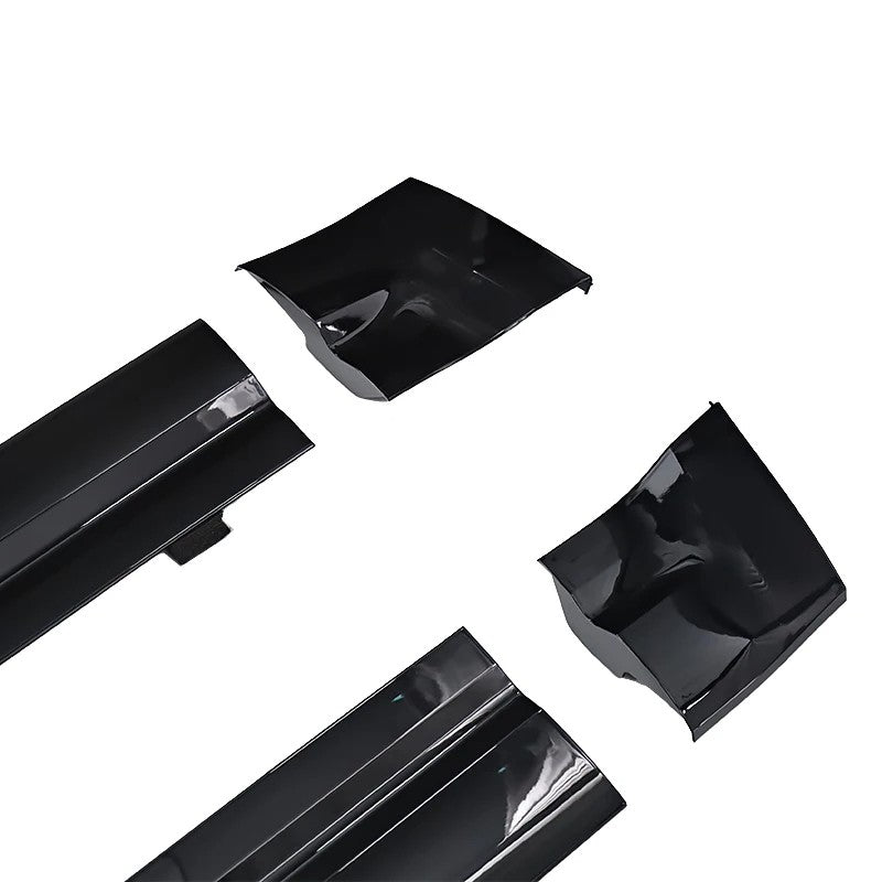 Car Craft Compatible With Range Land Rover Defender 90 L663 Lr129997 2020+ Black Knight Front And Back Side Skirt Door Protective Panel Surround Door Trim Panel Side Skirts Lip 2 Door - CAR CRAFT INDIA