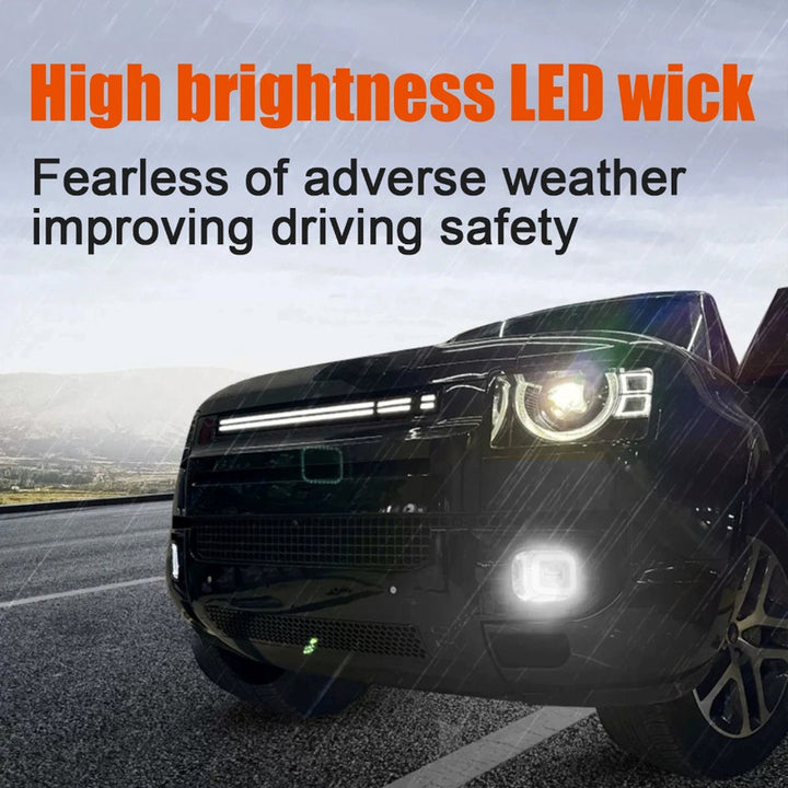 Car Craft Compatible With Range Land Rover Defender 90 110 L663 Lr129997 2020+ Front Bumper Fog Lamp Fog Light Led Cover - CAR CRAFT INDIA