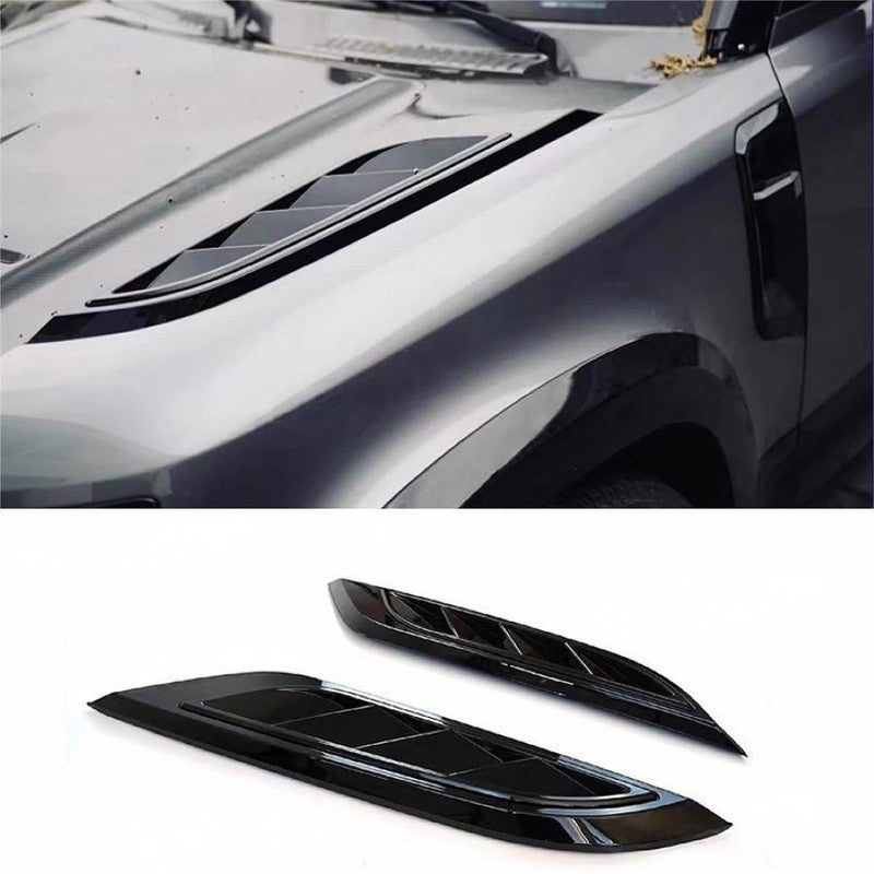 Car Craft Compatible With Range Land Rover Defender 90 110 L663 Lr129997 2020+ Bonnot Hood Air Vent Trim Flap Model B - CAR CRAFT INDIA