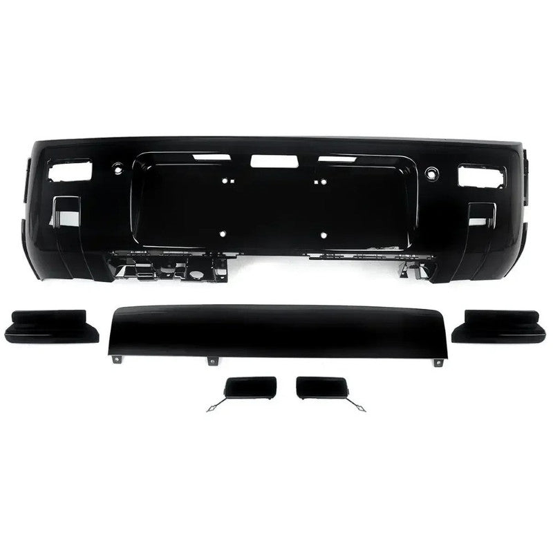 Car Craft Compatible With Range Land Rover Defender 90/110 L663 Lr129997 2020+ Rear Bumper Bracket Trim Cover Glossy Black - CAR CRAFT INDIA
