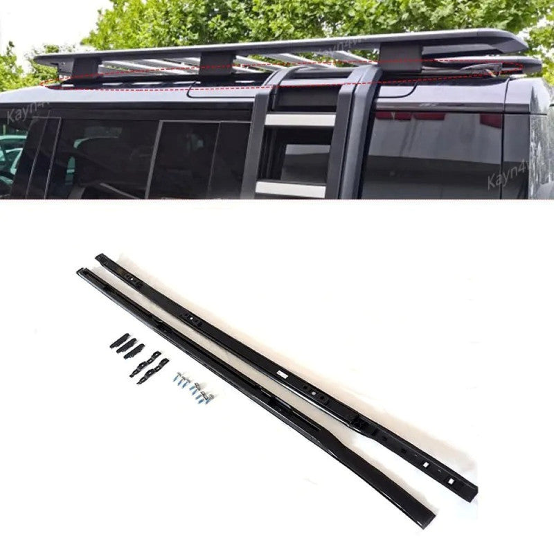 Car Craft Compatible With Range Land Rover Defender 110 130 L663 Lr129997 2020+ Roof Rail Bars Luggage Rack Carrier Bar 4 Door 110 130 - CAR CRAFT INDIA