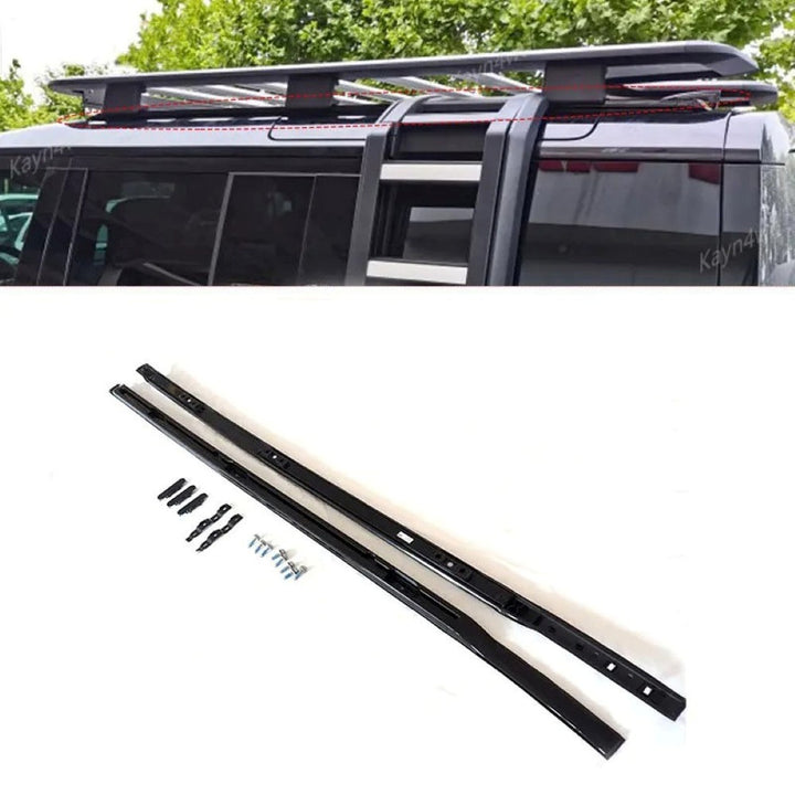 Car Craft Compatible With Range Land Rover Defender 110 130 L663 Lr129997 2020+ Roof Rail Bars Luggage Rack Carrier Bar 4 Door 110 130 - CAR CRAFT INDIA