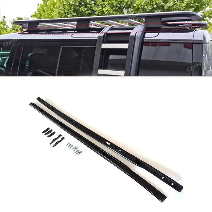 Car Craft Compatible With Range Land Rover Defender 90 L663 Lr129997 2020+ Roof Rail Bars Luggage Rack Carrier Bar 2 Door 90 - CAR CRAFT INDIA