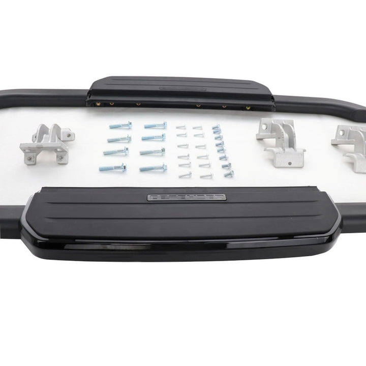 Car Craft Compatible With Range Land Rover Defender 90 L663 Lr129997 2020+ Non-slip Fixed Side Step Running Board Black 2 Door - CAR CRAFT INDIA