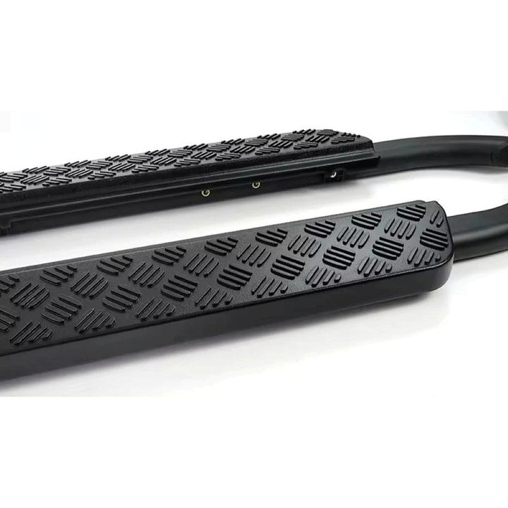Car Craft Compatible With Range Land Rover Defender 90 L663 Lr129997 2020+ Non-slip Fixed Side Step Running Board Cheaquer Plate Style 4 Door - CAR CRAFT INDIA