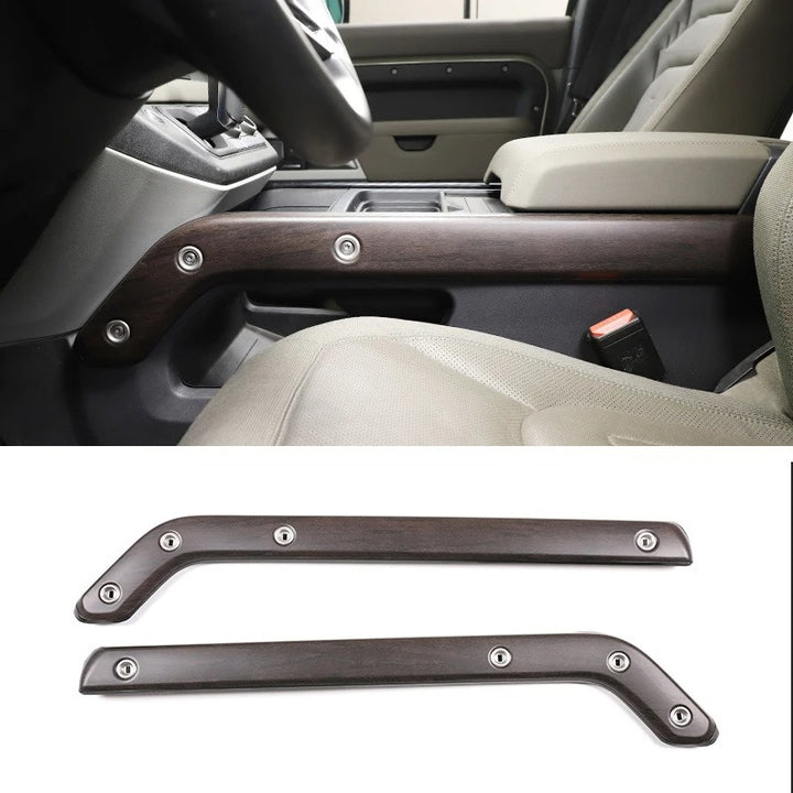 Car Craft Compatible With Range Land Rover Defender 90 110 L663 Lr129997 2020+ Car Interior Trim Set Center Console Aremest Panel Side Trim Strips Wooden - CAR CRAFT INDIA