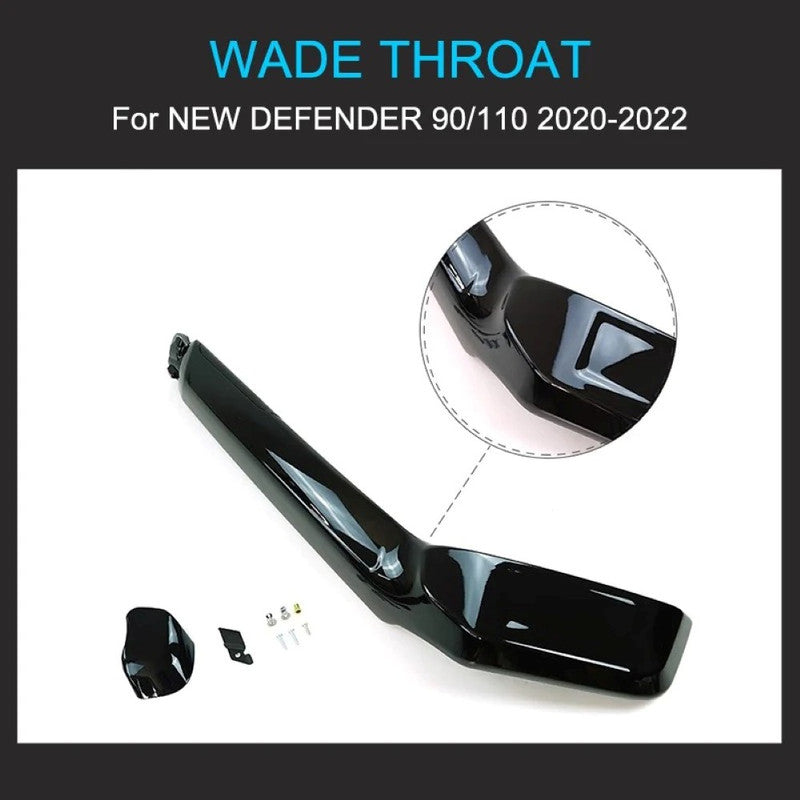 Car Craft Compatible With Range Land Rover Defender 90 110 L663 Lr129997 2020+ Car Exterior Snorkel Intake Manifold Pipe Air System Wade Throat Kit Glossy Black - CAR CRAFT INDIA