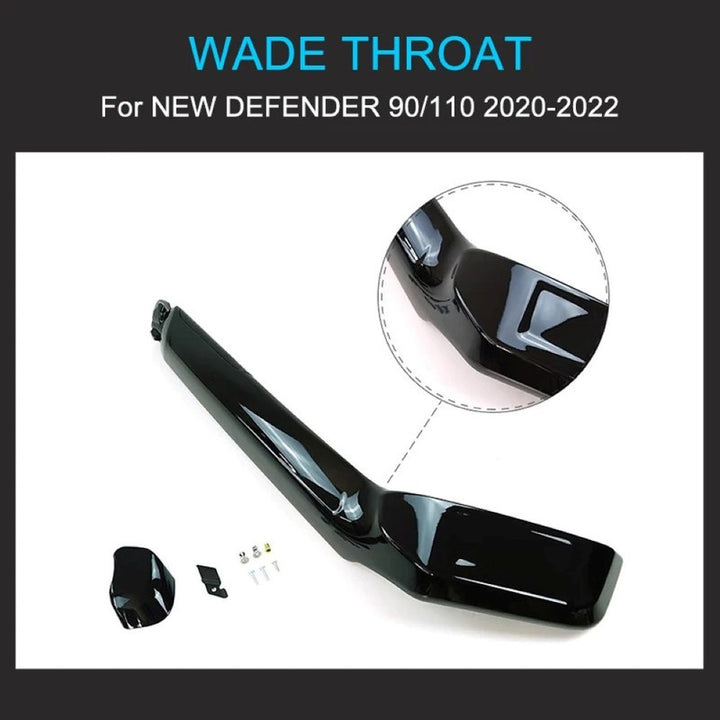 Car Craft Compatible With Range Land Rover Defender 90 110 L663 Lr129997 2020+ Car Exterior Snorkel Intake Manifold Pipe Air System Wade Throat Kit Glossy Black - CAR CRAFT INDIA