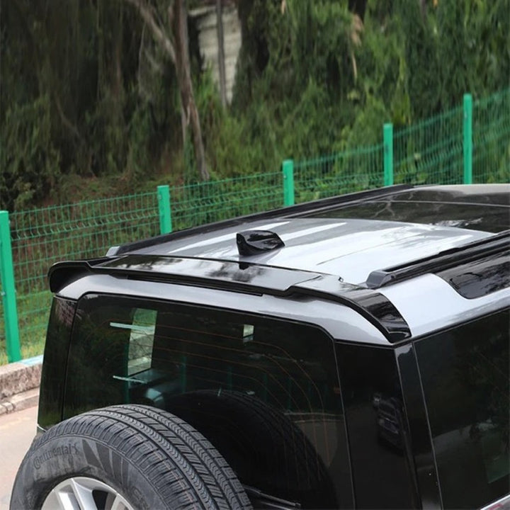Car Craft Compatible With Range Land Rover Defender 90/110 L663 Lr129997 2020+ Rear Roof Top Wing Lip Spoiler Splitter Skirt Boot Glossy Black B - CAR CRAFT INDIA