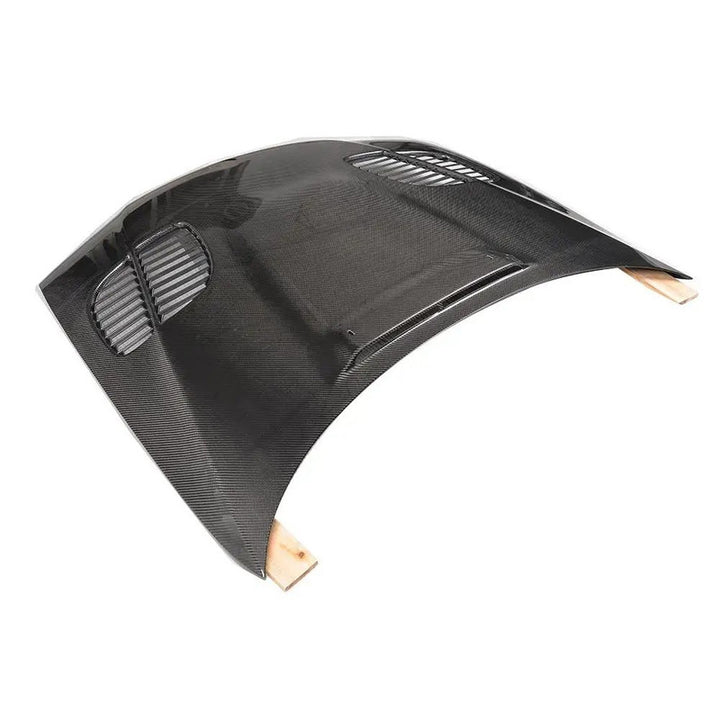 Car Craft Compatible With Bmw 3 Series E46 1999-2005 Front Bonnet Hood Real Carbon Fiber CC-8550