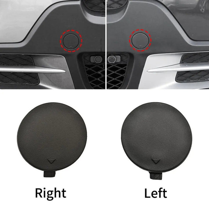 Car Craft Compatible With Bmw X5 E70 2006-2010 Front Bumper Tow Hook Towing Tochan Trailer Cover 51117159590 Unpainted Right - CAR CRAFT INDIA
