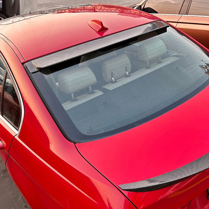 Car Craft Compatible With Bmw 3 Series E90 2005-2012 Rear Trunk Boot Roof Wing Lip Spoiler Splitter Skirts Zst-572 Glossy Black