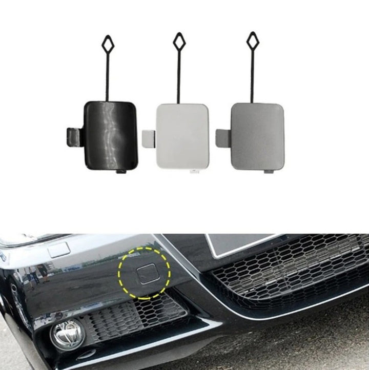 Car Craft Compatible With Bmw 3 Series E90 2005-2008 Front Bumper Tow Hook Towing Tochan Trailer Cover 51117167575 Unpainted - CAR CRAFT INDIA