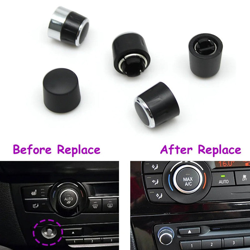 Car Craft Compatible With Bmw 1 Series E81 E82 E87 E88 2007-2011 3 Series E90 E91 E92 E93 2005-2012 X1 E84 2009-2015 Z4 E89 2009-2015 Car Radio Cd Player Volume Button Knob 65129114289 Model A CC-7826