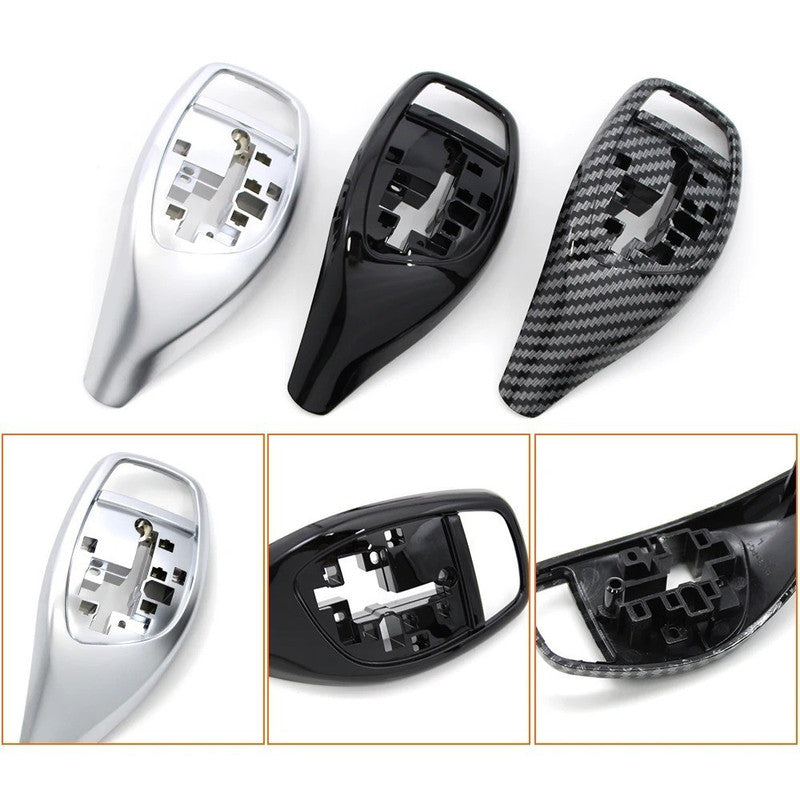 Car Craft Compatible With Bmw 1 2 3 4 5 6 7 Series F20 F22 F30 F34 14-18 F32 14-18 F10 F07 F12 F06 13-17 F01 F02 09-15 X3 X4 F25 F26 13-16 Gear Shift Knob Trim Cover 61319252141-a3-1 Silver Chrome CC-7828 - CAR CRAFT INDIA