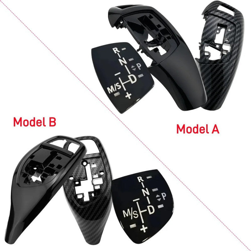 Car Craft Compatible With Bmw 1 2 3 4 5 6 7 Series F20 F30 F34 Gt 2013-2018 F34 F10 Gt F06 F12 F01 F02 X3 F25 X4 F26 X5 X6 F15 F16 Gear Lever Knob Cover Sticker Trim With M Sport Logo 61319252141-b2 CC-7806 - CAR CRAFT INDIA