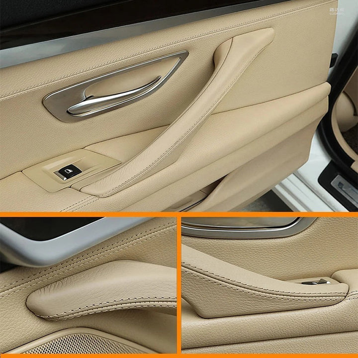 Car Craft Compatible With Bmw 5 Series F10 2010-2017 Car Interior Door Armrest Inside Pull Handle Single Handle Left Red Brown 51417261954l Rhd Model A CC-7890 - CAR CRAFT INDIA