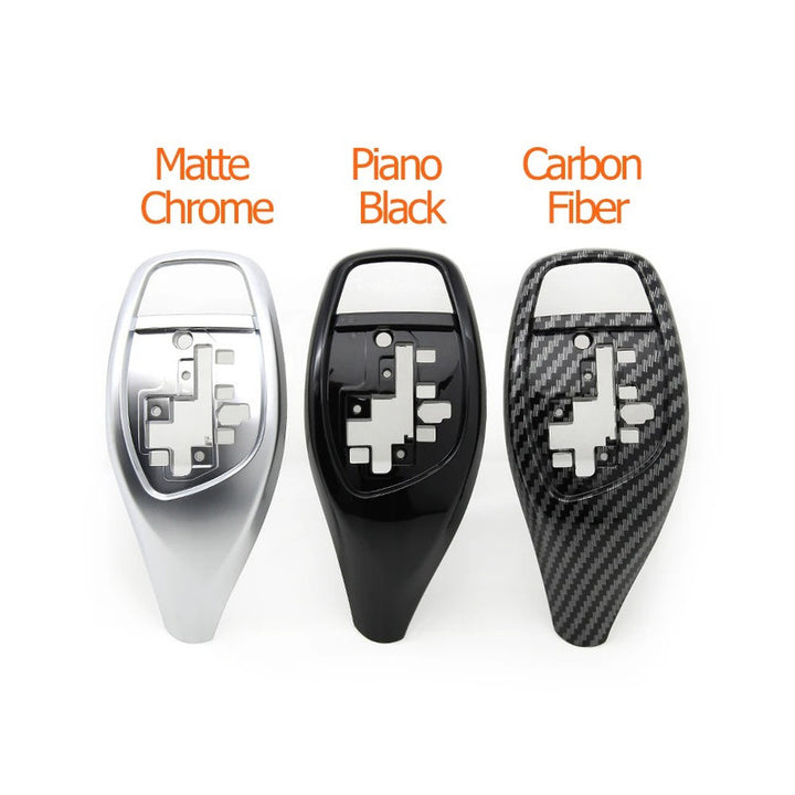Car Craft Compatible With Bmw X5 X6 Series F15 F16 2014-2018 Car Gear Shifter Leaver Knob Shift Lever Cover Replacement 61319346827-b-3 Model B Piano Glossy Black M Sport CC-7818 - CAR CRAFT INDIA