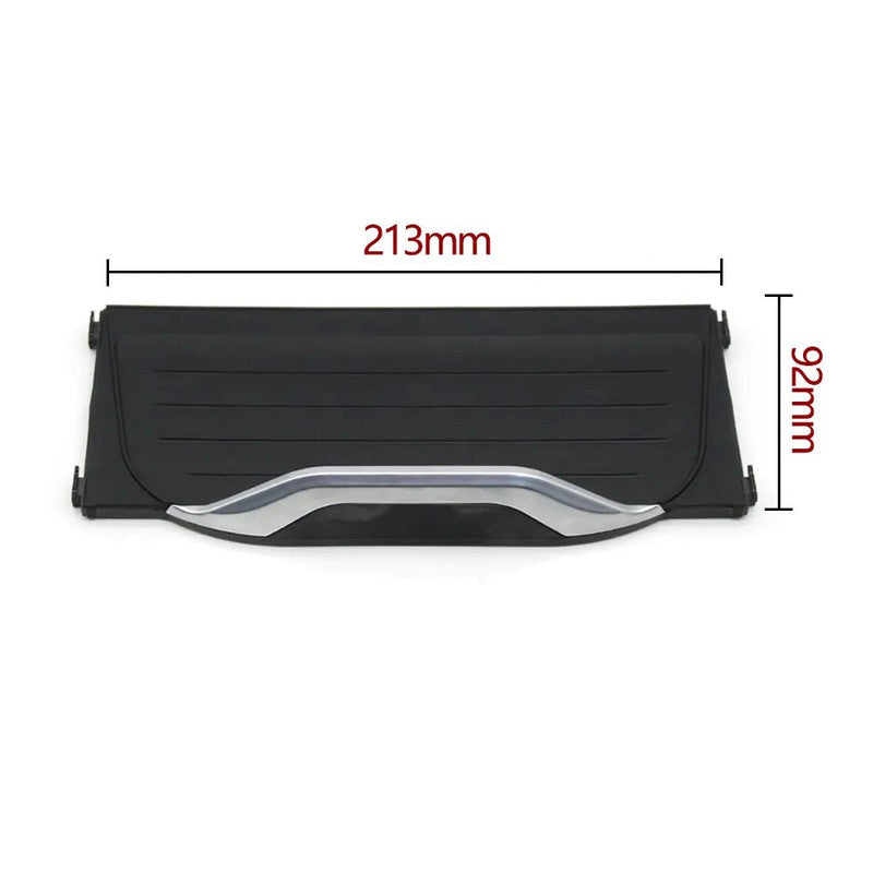 Car Craft Compatible With Bmw X3 F25 2011-2017 X4 F26 2013-2018 Car Front Central Console Drink Water Cup Holder Cover Trim Zipper Rolling Curtain 51169301722