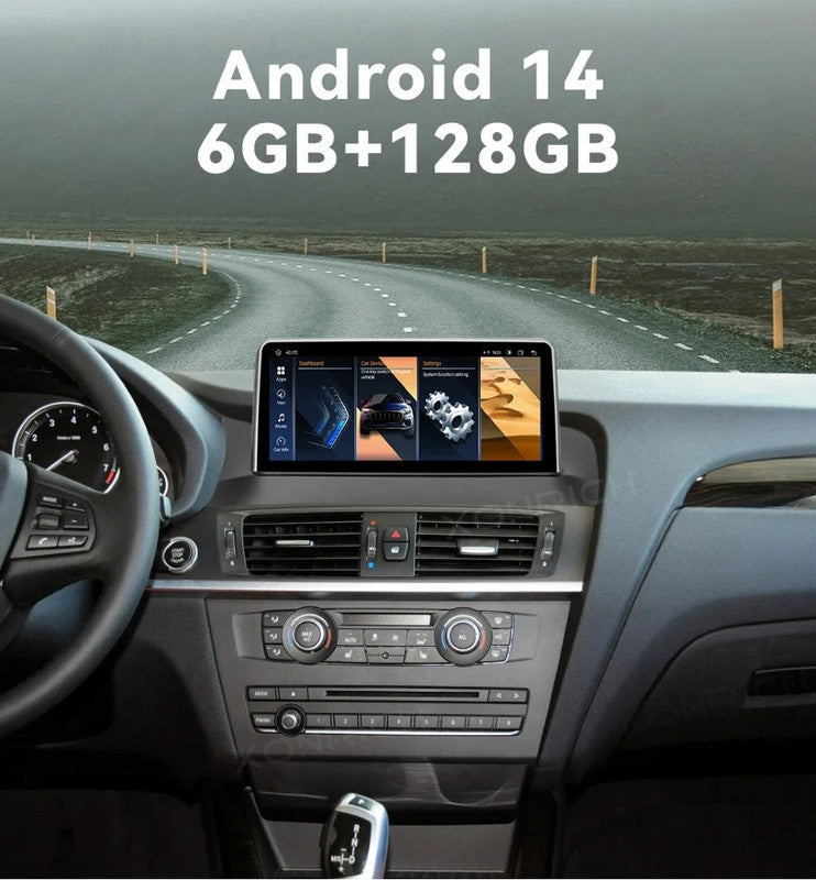 Car Craft Compatible With Bmw X3 X4 F25 F26 2010-2017 Android Multimedia Infotainment Touchscreen Dvd Player Wireless Carplay Android Auto 4gb +64gb 10.25 Inch Nbt