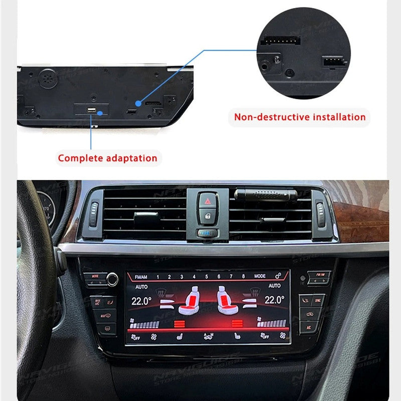 Car Craft Compatible With Bmw 3 Series F30 F34 2012-2018 4 Series F32 2012-2018 Lcd Display Air Conditioning Board Ac Panel Digital Touch Screen Climate Knobs Control