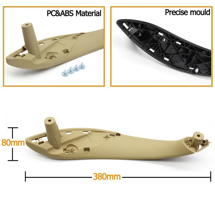Car Craft Compatible With Bmw 3 Series F30 F80 2012-2018 Car Interior Door Armrest Inside Pull Handle Single Inner Handle Set 7279313lf 7279314rf 7281467lb 7281468rb Oyester CC-7909 - CAR CRAFT INDIA
