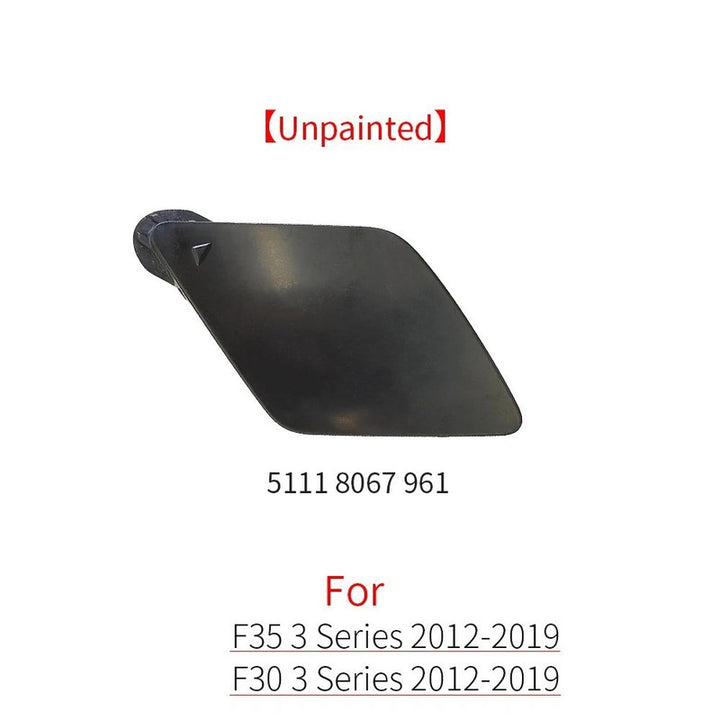 Car Craft Compatible With Bmw 3 Series F30 2012-2019 M Sport M Tech Front Bumper Tow Hook Towing Tochan Trailer Cover 51118067961 Unpainted - CAR CRAFT INDIA