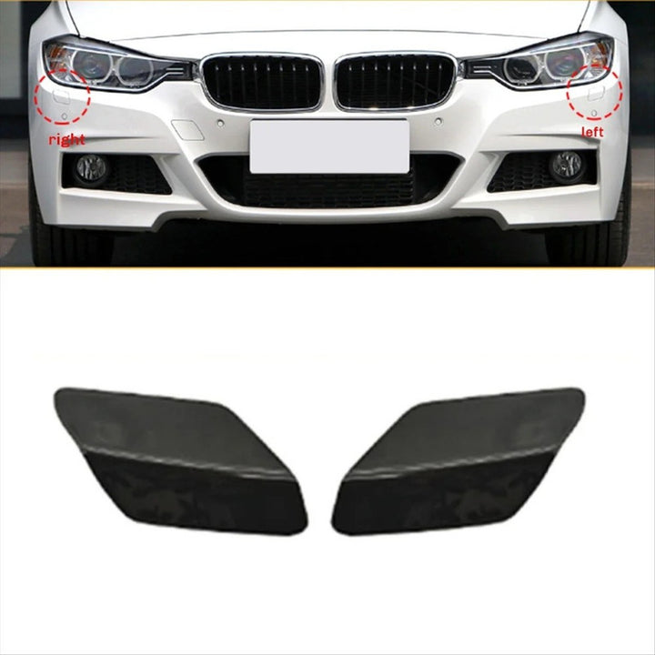 Car Craft Compatible With Bmw 3 Series F30 2012-2019 M Sport M Tech Front Bumper Headlight Washer Spray Nozzle Cover 51118067969 Left - CAR CRAFT INDIA