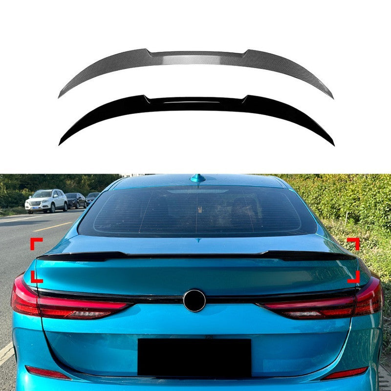 Car Craft Compatible With Bmw 2 Series F44 2020-2024 Rear Trunk Boot Wing Lip Mid Spoiler M Sports M Performenece Psm Style Zst-873 Cf Carbon Fiber Look Bm-069