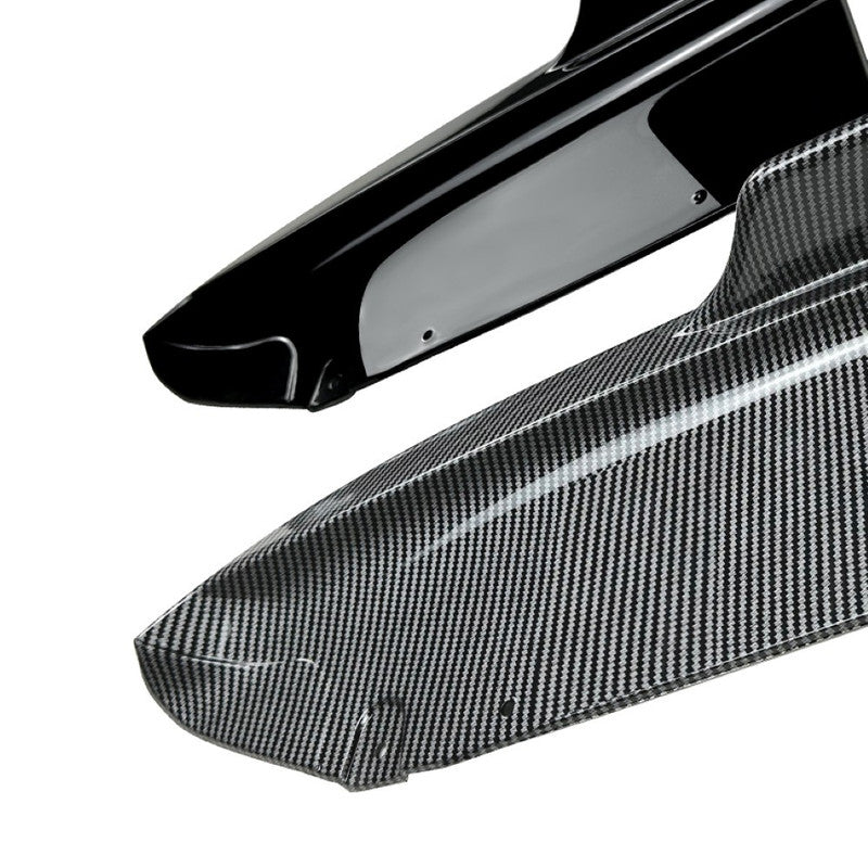 Car Craft Compatible With Bmw X5 G05 2019-2023 M Sports Bumper Rear After Lip Diffuser Splitter Skirts Flag Carbon Fiber Look Zst-564 Zst-610 Cf