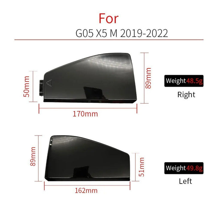 Car Craft Compatible With Bmw X5 G05 2018-2022 Front M Sport X5m Bumper Tow Hook Towing Tochan Trailer Cover 51118069237 Unpainted Right - CAR CRAFT INDIA