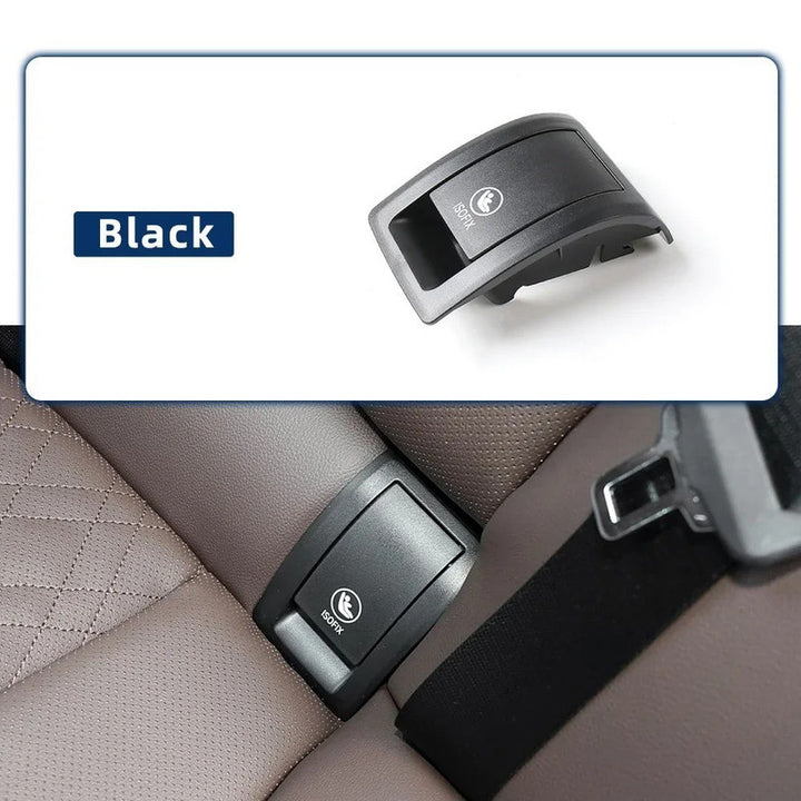 Car Craft Compatible With Bmw 3 Series G20 G28 2019-2025 Rear Bracket Child Seat Clip Rear Seat Buckle Isofix Cover 52209108437-1 Black CC-8942