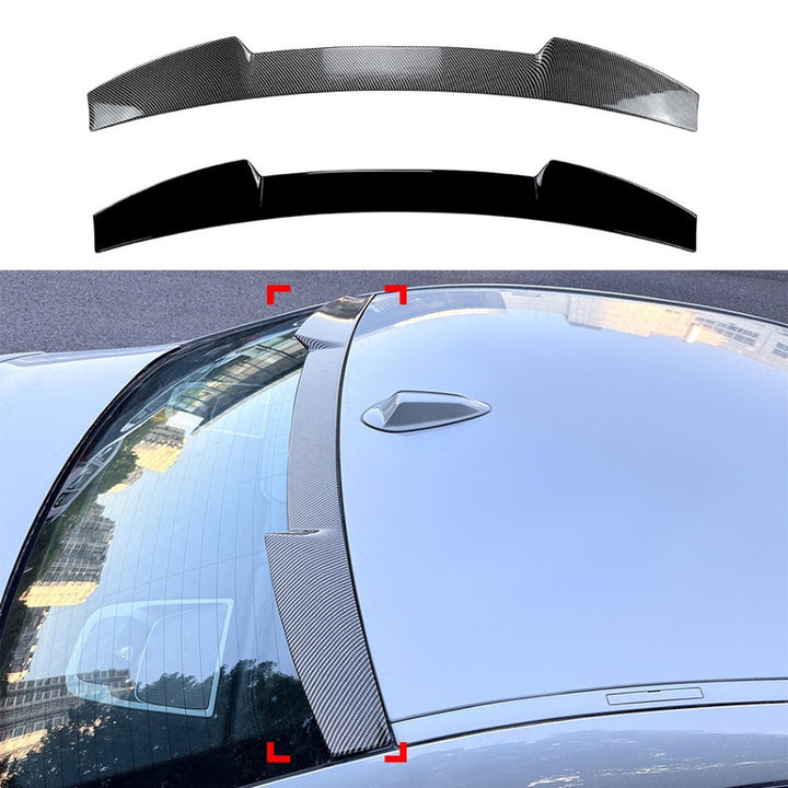 Car Craft Compatible With Bmw 2 Series M2 G87 G42 2020+ Rear Roof Trunk Wing Lip Spoiler Carbon Fiber Look Zst-660 Cf