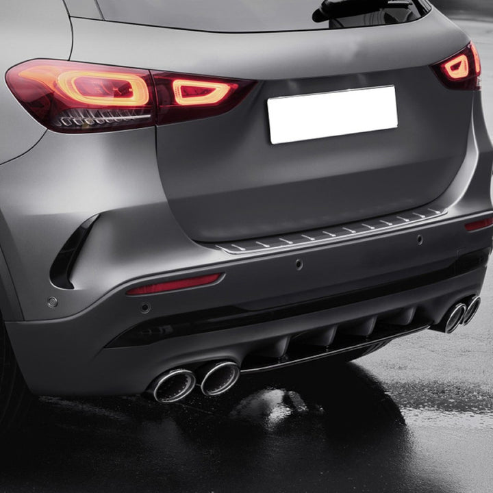 Car Craft Compatible With Mercedes Benz Gla H247 2020-2025 Amg Rear Bumper Lip Skirt Splitter Diffuser