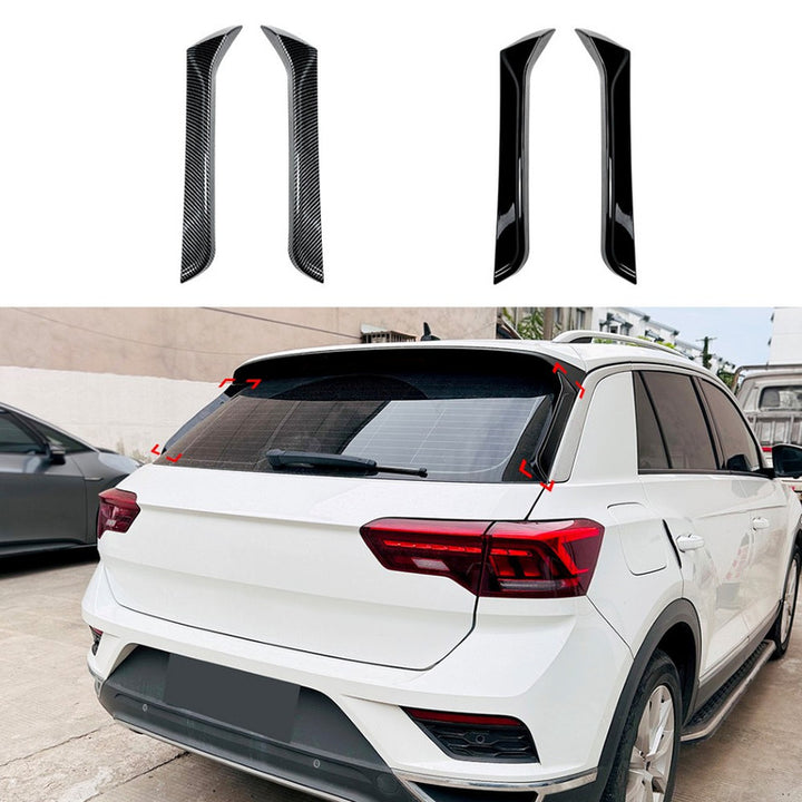 Car Craft Compatible With Volkswagen Vw T-roc 2017+ Rear Side Spoiler Splitter Skirst Zst-839 Gb Black