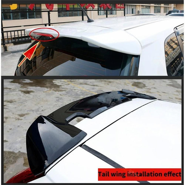 Car Craft Compatible With Honda Jazz Fit 2014-2020 Rear Trunk Wing Boot Lip Spoiler Rs Style Ar-hnda-033 Gb Glossy Black CC-8586 - CAR CRAFT INDIA