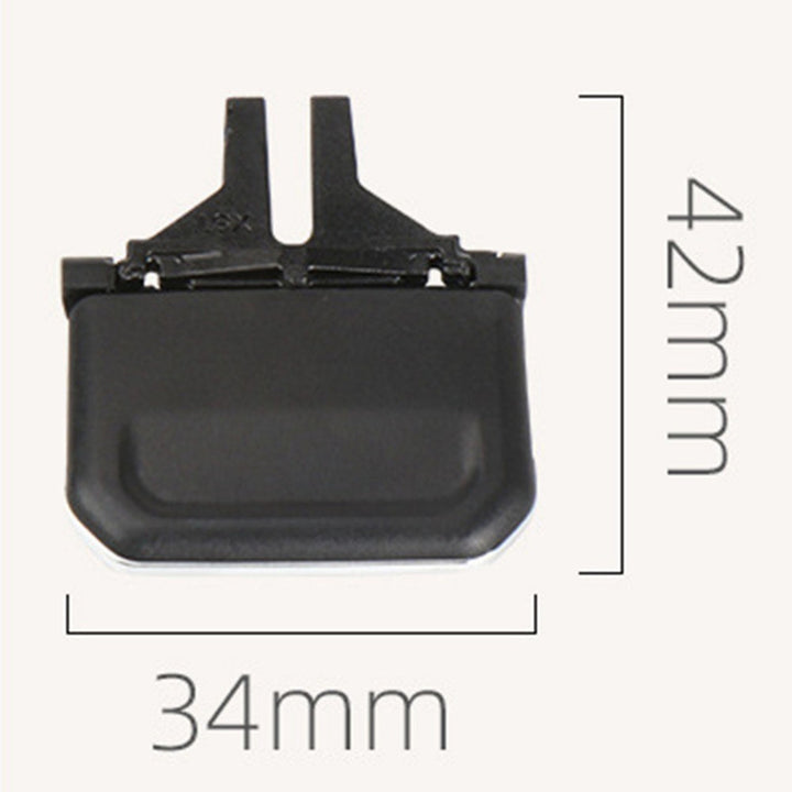 Car Craft Compatible With Vw Volkswagen Jetta Sagitar 2006-2011 Ac Air Vent Clip Slider Trim Knob 1kd819728-1 Front CC-7300 - CAR CRAFT INDIA