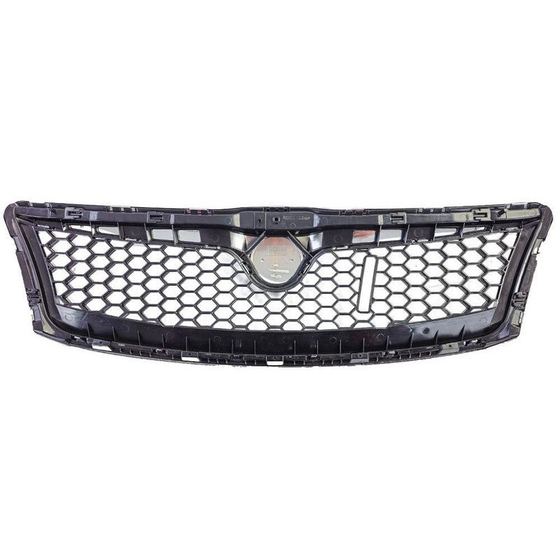 Car Craft Compatible With Skoda Laura Octavia 2009-2013 Rs Vrs Style Front Bumper Show Grill Honeycomb Chrome
