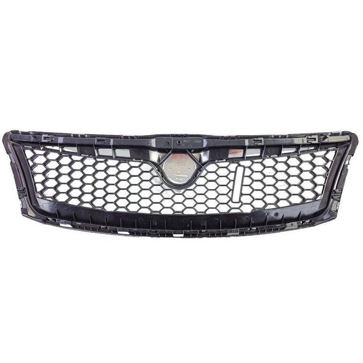 Car Craft Compatible With Skoda Laura Octavia 2009-2013 Rs Vrs Style Front Bumper Show Grill Honeycomb Chrome