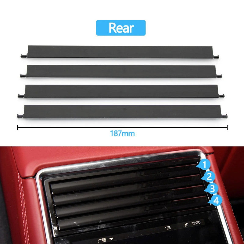 Car Craft Compatible With Porsche Panamera 971 2017-2022 Ac Air Vent Grill Adjustment Paddle Slider Clip Trim Repair Kit Rear 971820201h-q4