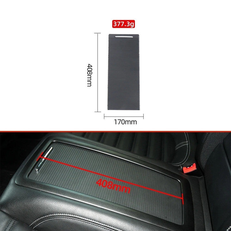 Car Craft Compatible With Volkswagen Passat B6 B7 2006-2015 Cc 2009-2015 Car Rear Center Console Sliding Shutters Cup Drink Holder Roller Blind Cover Replacement 3c8855977 Black CC-8930